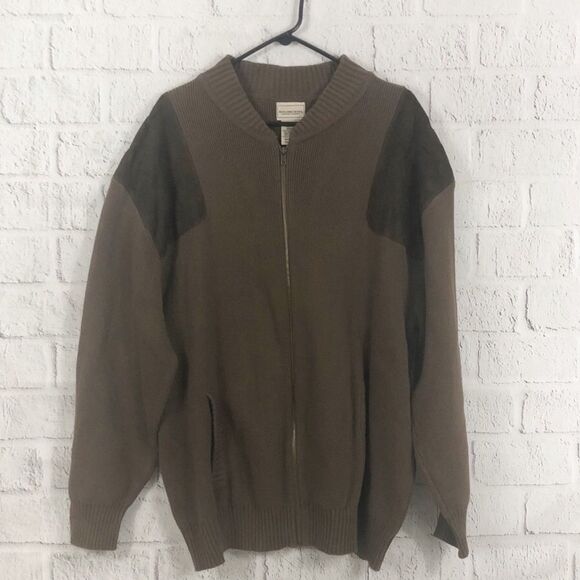 Men’s Boulder Creek Trading Company Zip Sweater - Picture 1 of 4